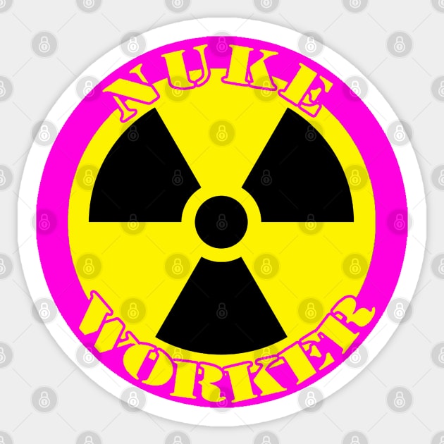 Nuke Worker Sticker by  The best hard hat stickers 